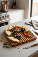 Ahşap Oval Stand Sunumluk