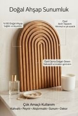 Ahşap Oval Stand Sunumluk