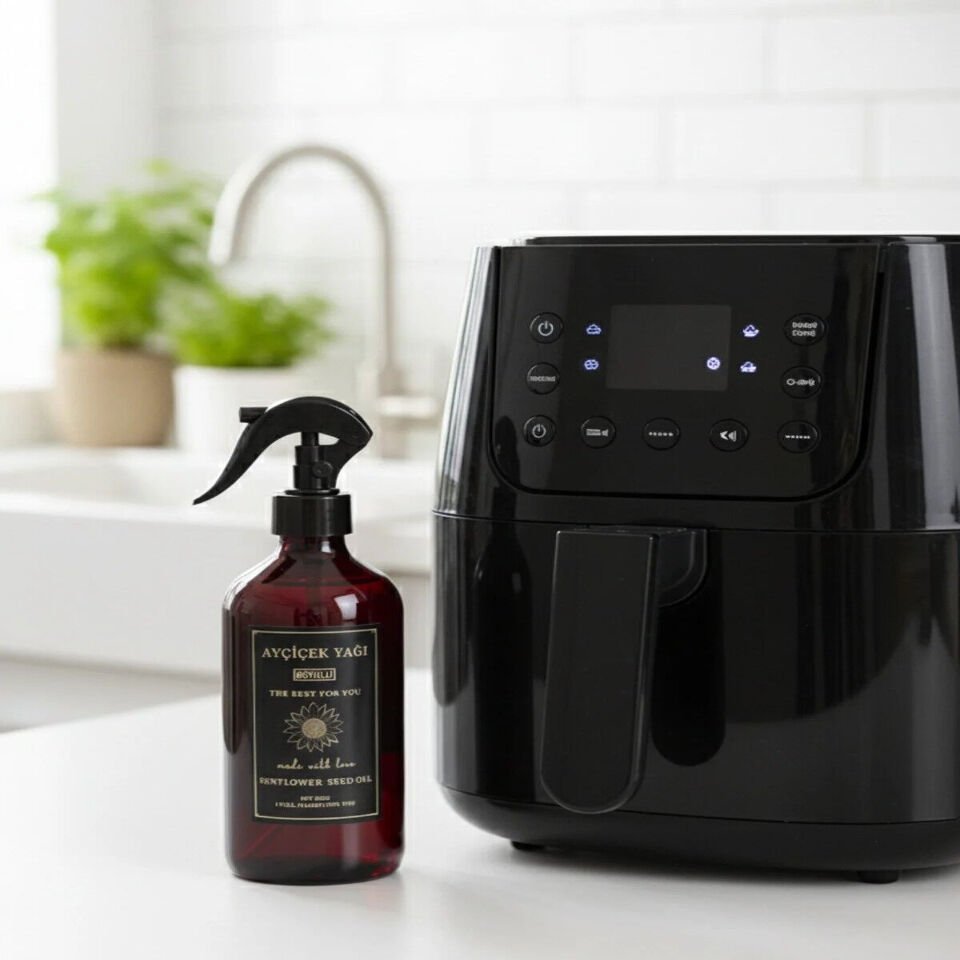 Airfryer ve Mutfak İçin Pratik Yağ Spreyi 500 Ml Plastik