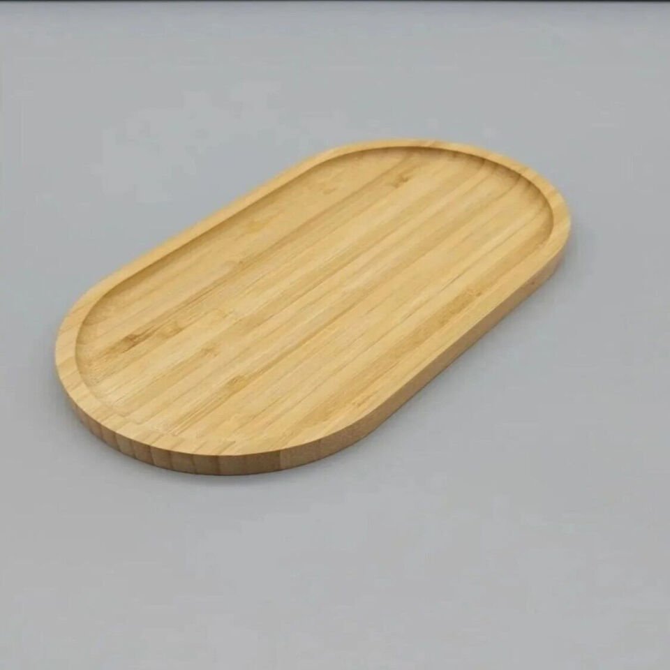 Gerçek Bambu Üretimi Büyük Ahşap Stant Yağdanlık Sabunluk Alt Suya Dayanıklı